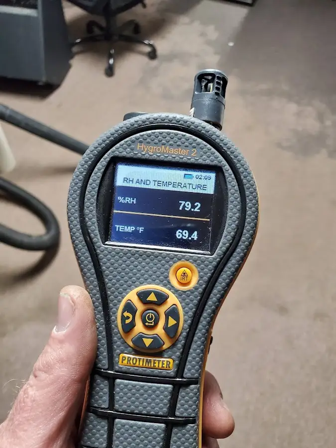 Moisture meter humidity assessment for Fire & Smoke Damage Restoration in Garrett